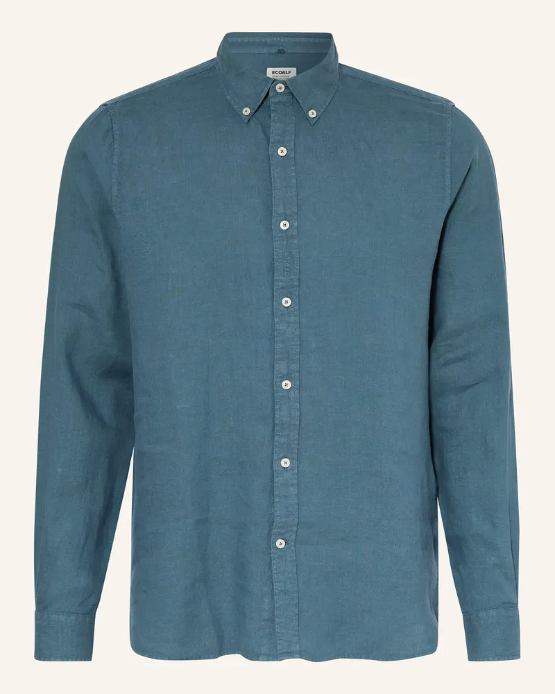 ECOALF Leinenhemd MALIBU Regular Fit Petrol
