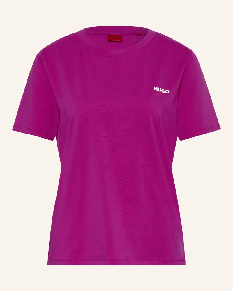 HUGO BOSS Schlafshirt Hugo Id pink Neonlila