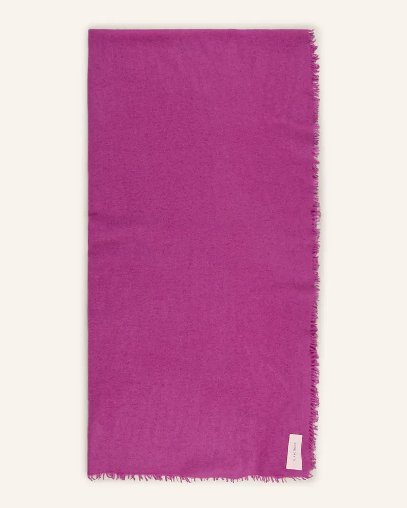 Puschoen Cashmere-Schal lila Fuchsia