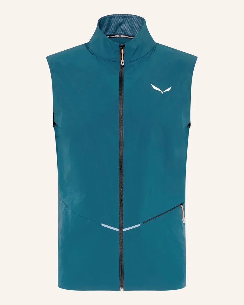 Salewa Softshell-Weste Pedroc Dst Light blau Petrol