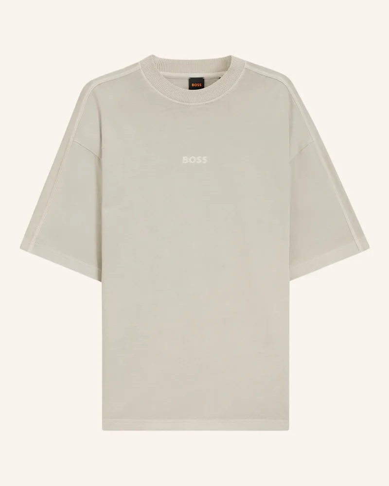 HUGO BOSS T-Shirt Te_Tile Relaxed Fit beige Beige
