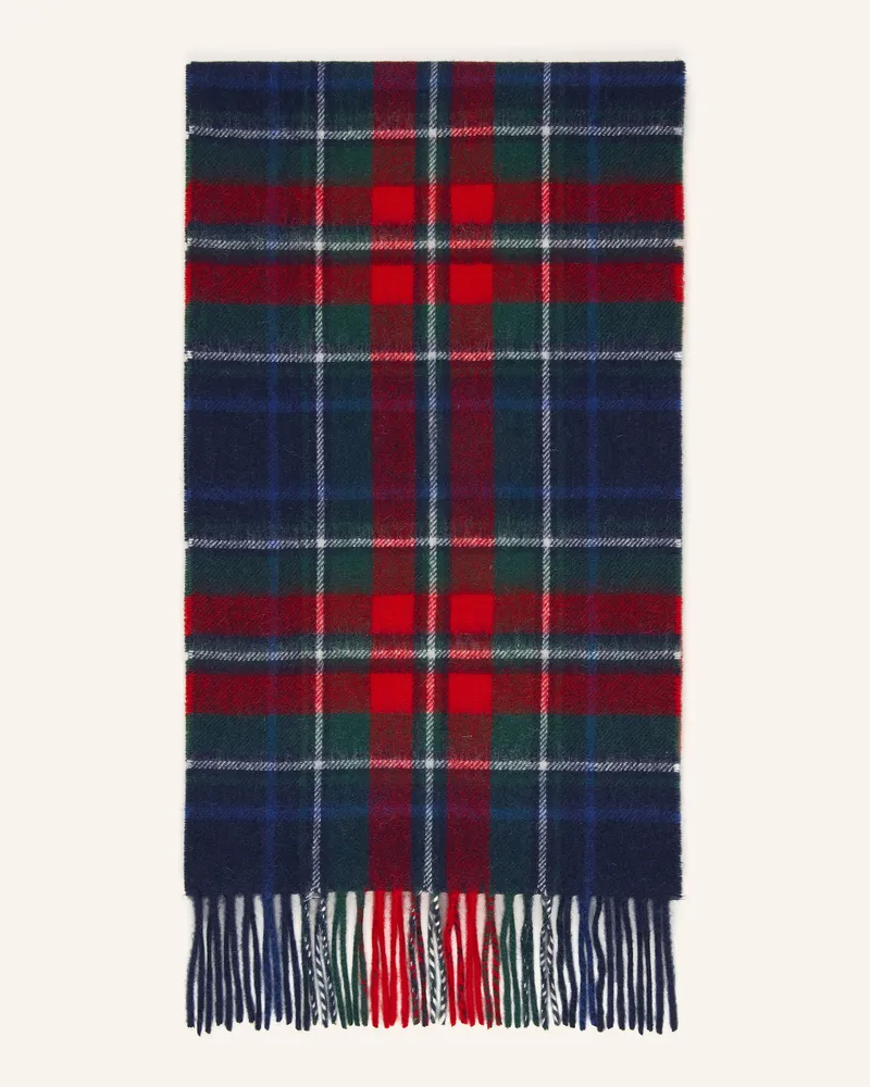 Barbour Schal blau Grün