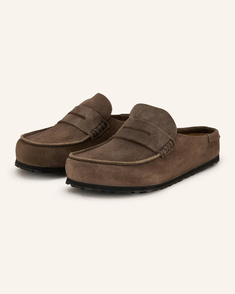 Birkenstock Mules NAPLES WRAPPED Braun