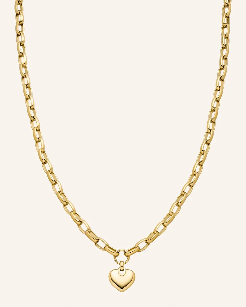 S.Oliver Halskette  aus  Edelstahl Gold