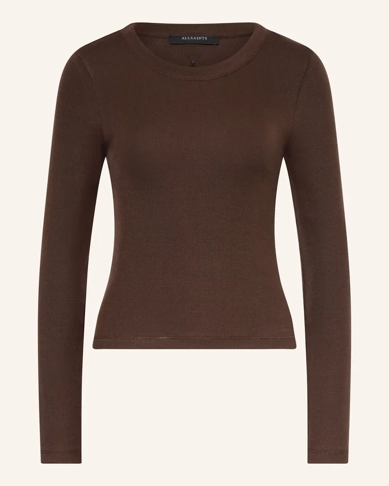 AllSaints Longsleeve RINA Dunkelbraun