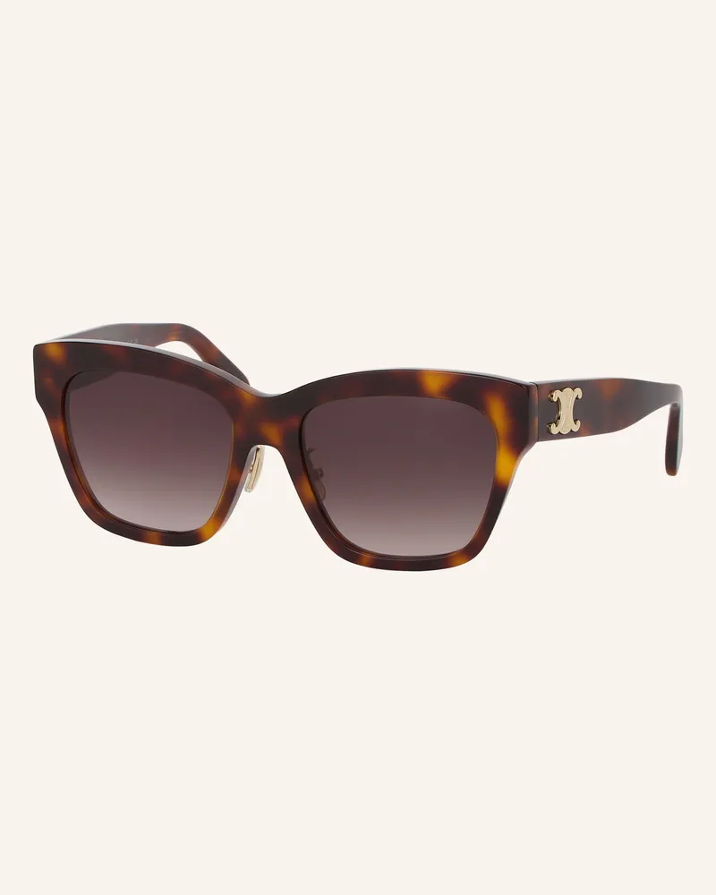 Celine Sonnenbrille Triomphe cl40253f beige Havana
