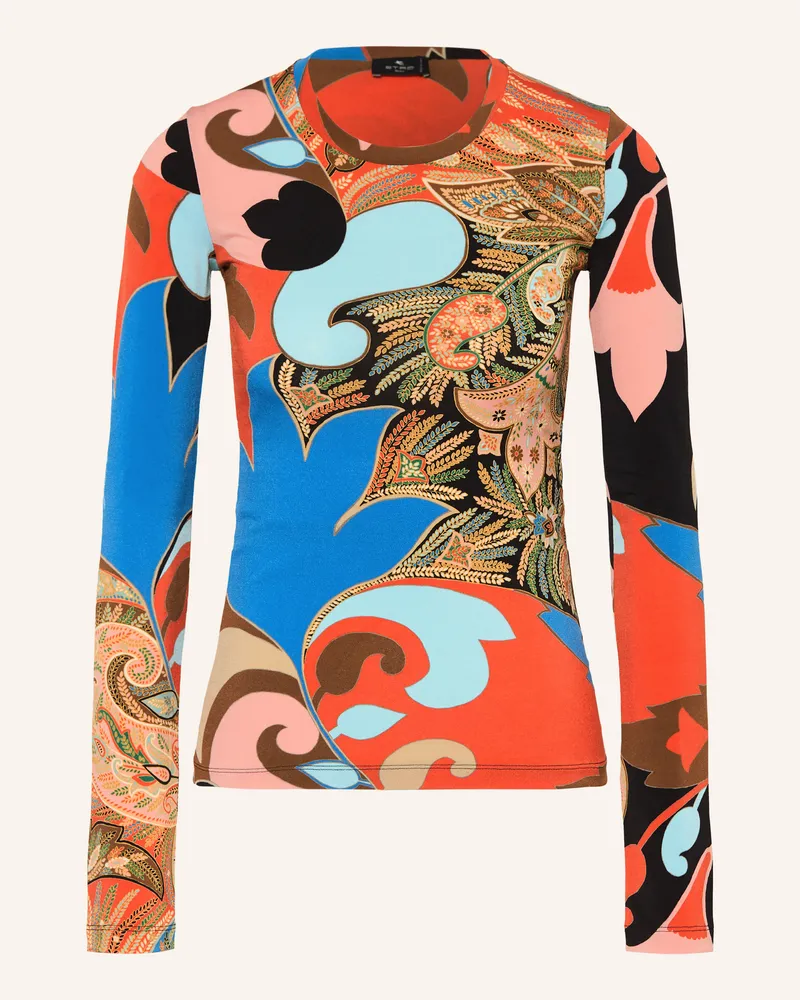 Etro Longsleeve rot Orange