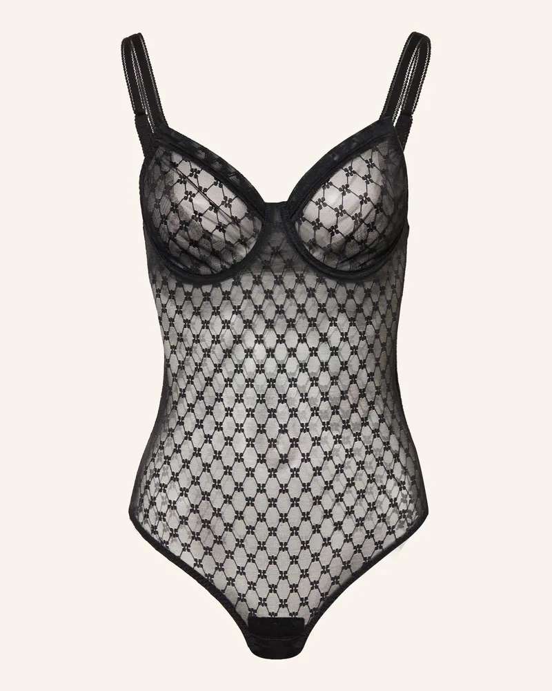 Simone Pérèle Bügel-Body Plume schwarz Schwarz