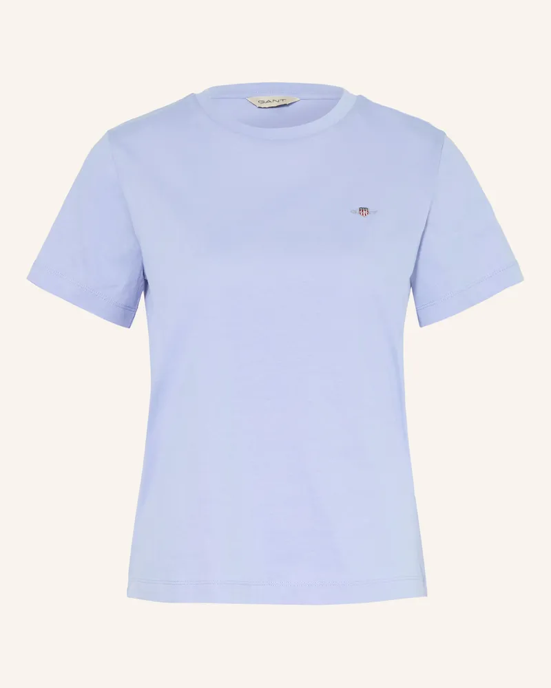 Gant T-Shirt lila Hellblau