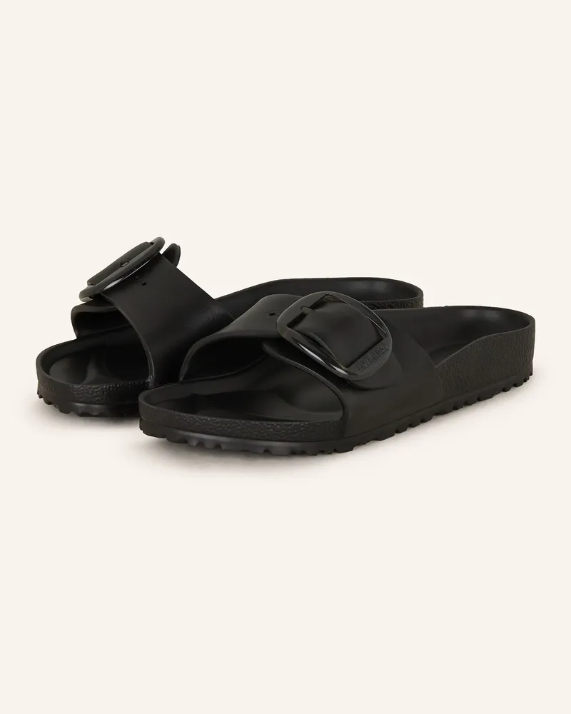 Birkenstock Pantoletten Madrid Big Buckle Eva schwarz Schwarz