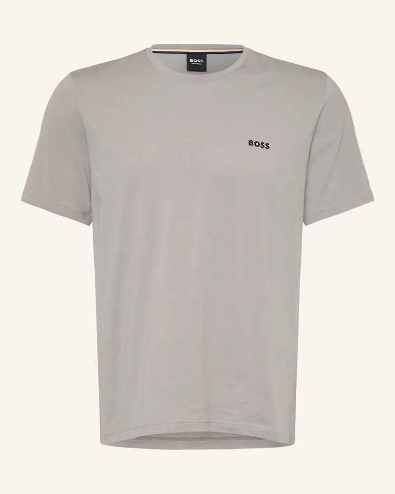 HUGO BOSS Schlafshirt Mix&Match beige Taupe