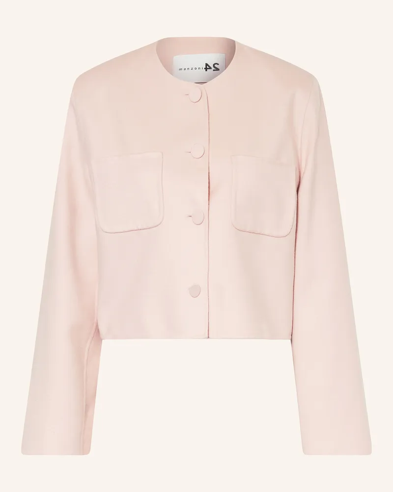 Manzoni 24 Kastenjacke rosa Hellrosa