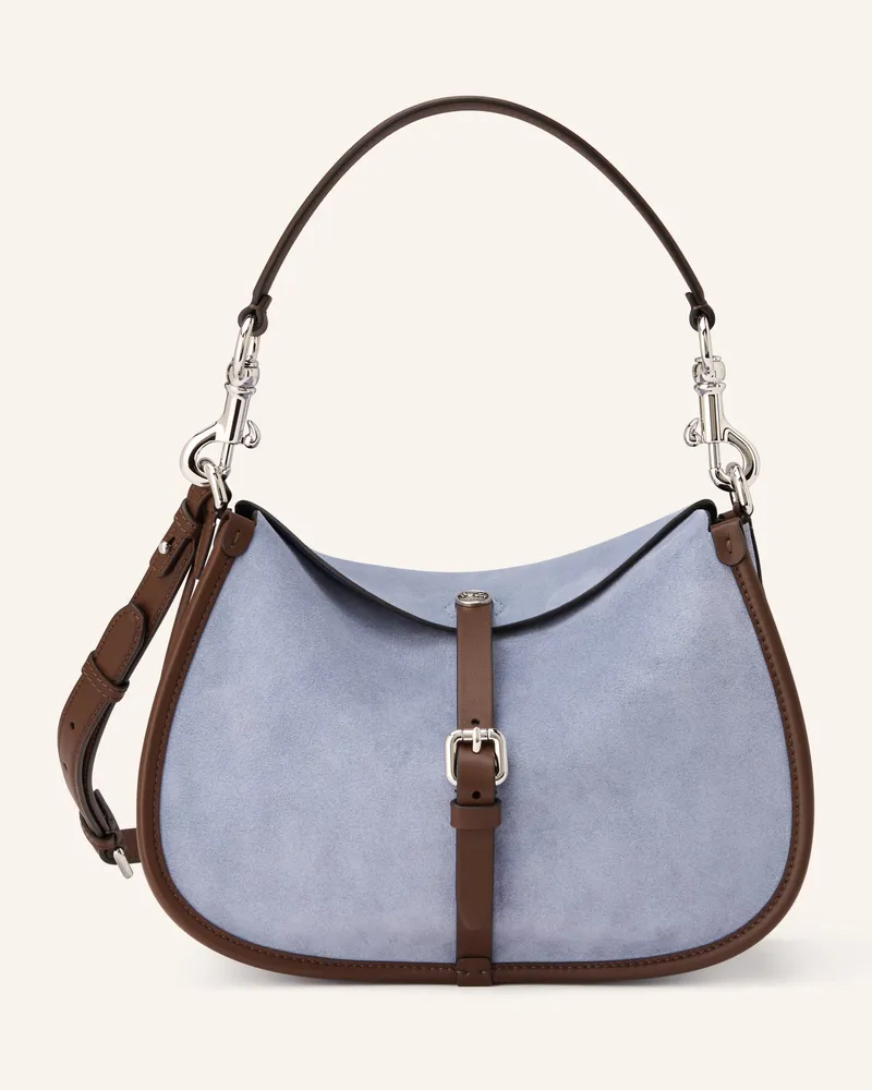 Etro Schultertasche Pony blau Hellblau