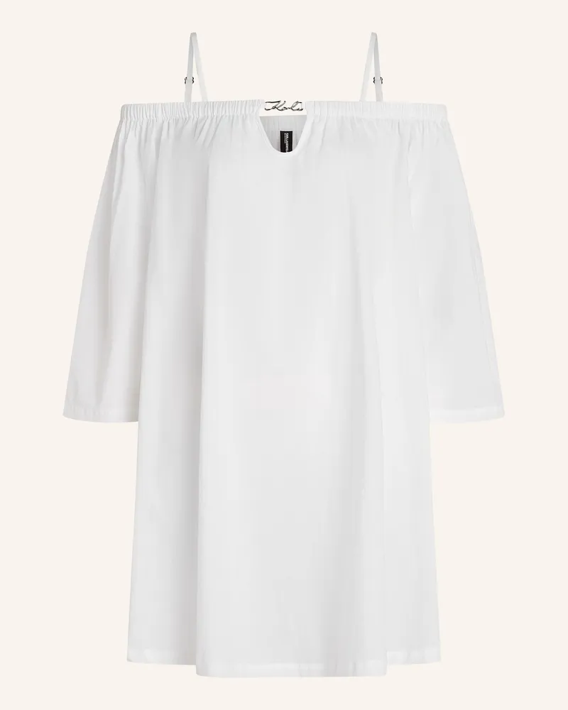 Karl Lagerfeld Strandkleid Weiss