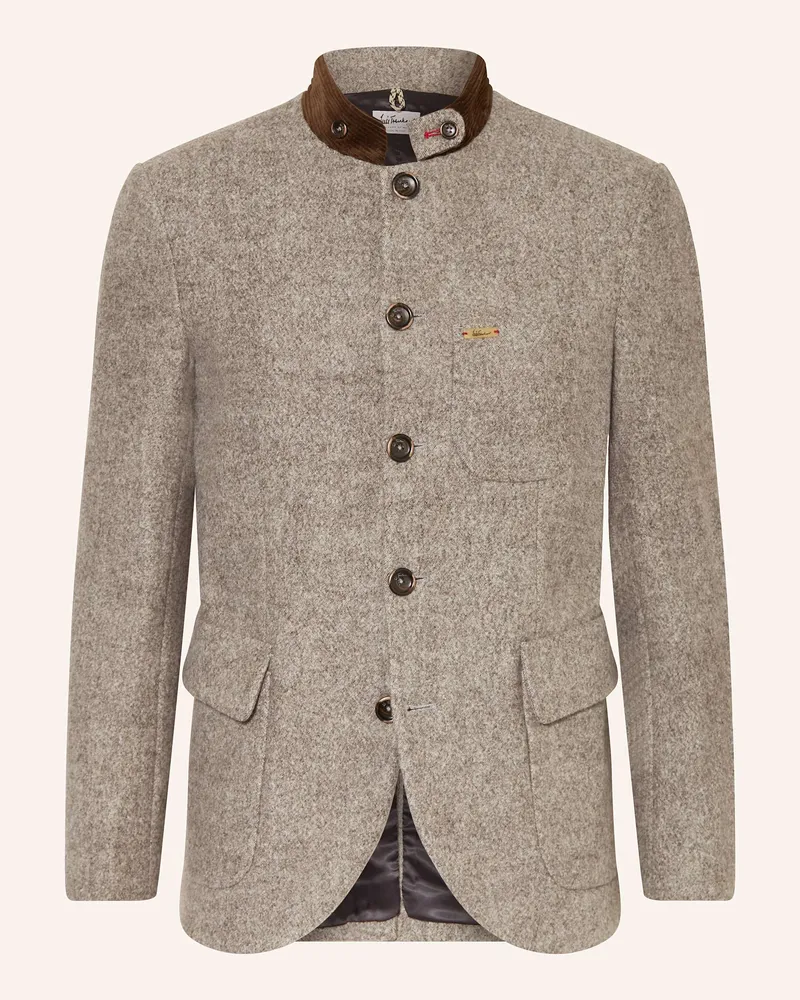 Luis Trenker Sakko LUSANDRO Slim Fit Hellgrau