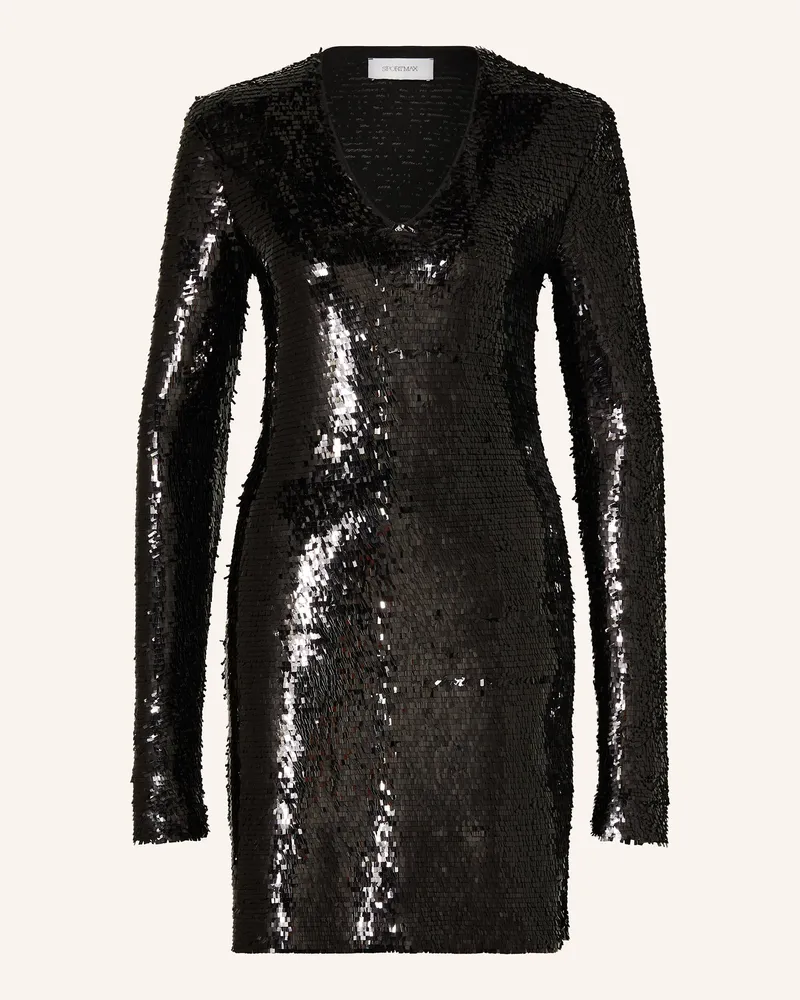 SPORTMAX Paillettenkleid Pineta schwarz Schwarz