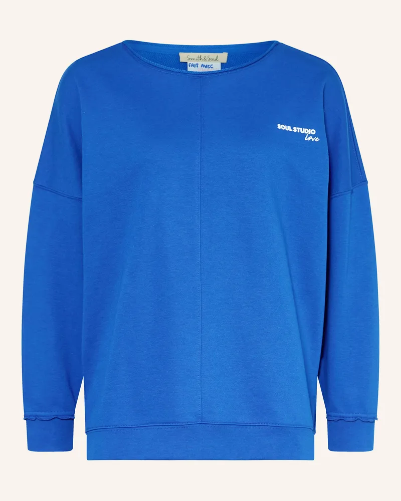 Smith & Soul Oversized-Sweatshirt Blau