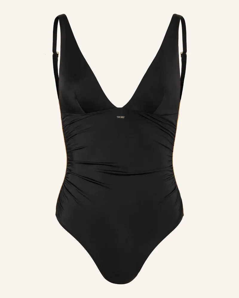 HUGO BOSS Badeanzug BOSS CODES Schwarz