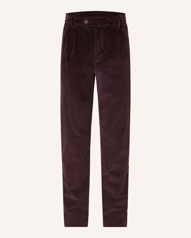 Eleventy Cordchino Exra Slim Fit rot Dunkelrot