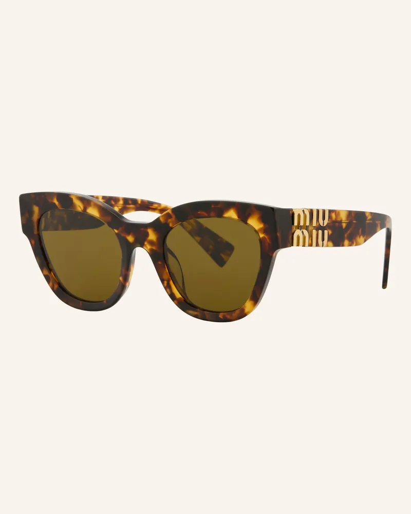 Miu Miu Sonnenbrille Mu 01ys braun Havana