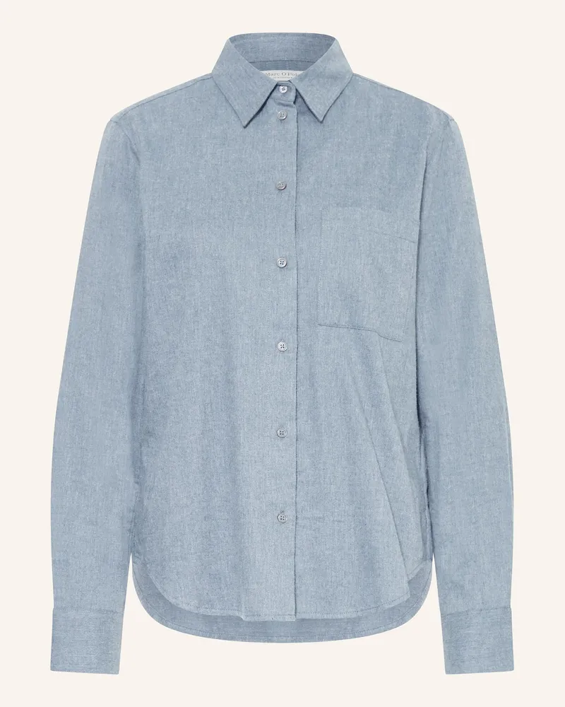 Marc O'Polo Hemdbluse blau Blaugrau