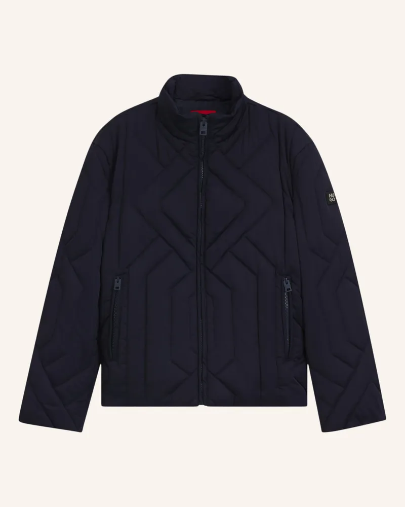 HUGO BOSS Casual Jacke BARINO2541 Regular Fit Dunkelblau