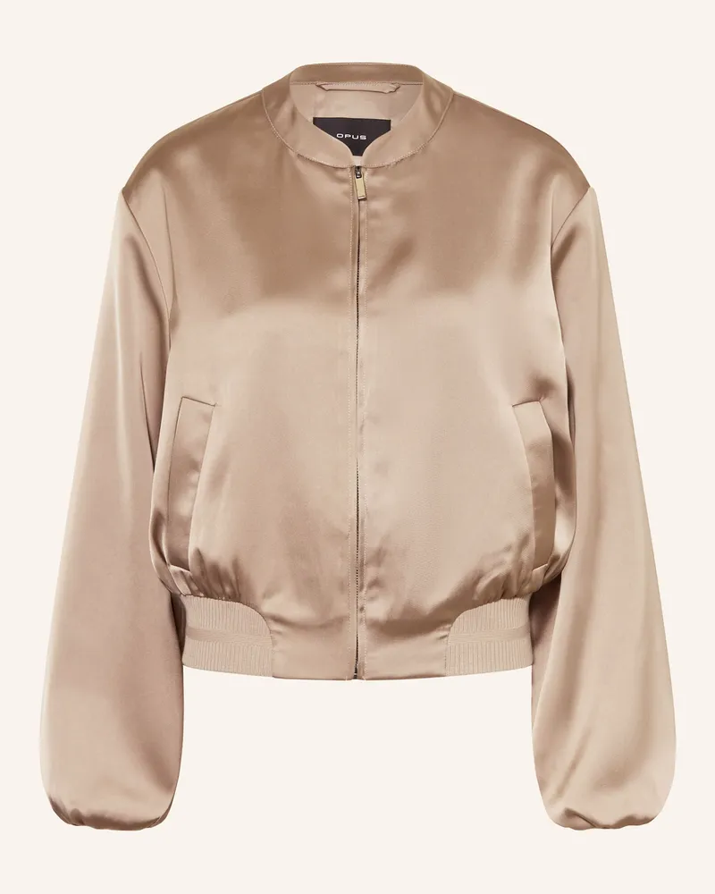 OPUS Satinblouson JUPITA Camel