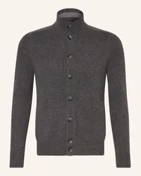 Strokesman's Strickjacke aus Cashmere Grau