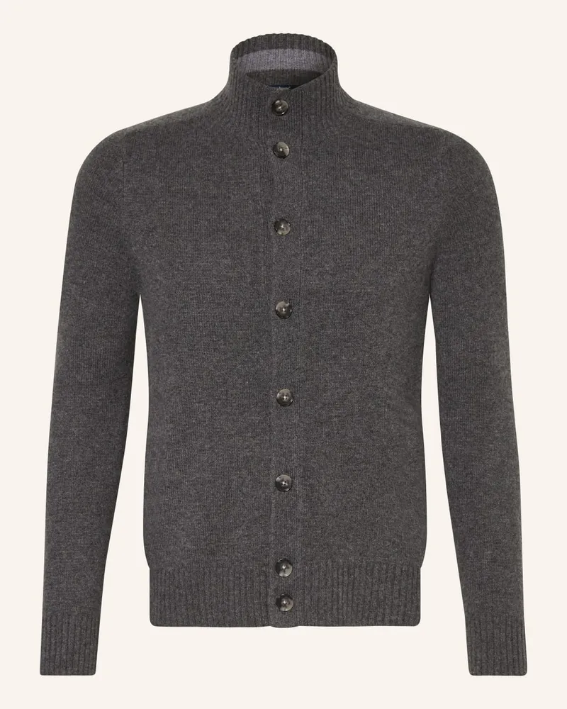 Strokesman's Strickjacke aus Cashmere Grau