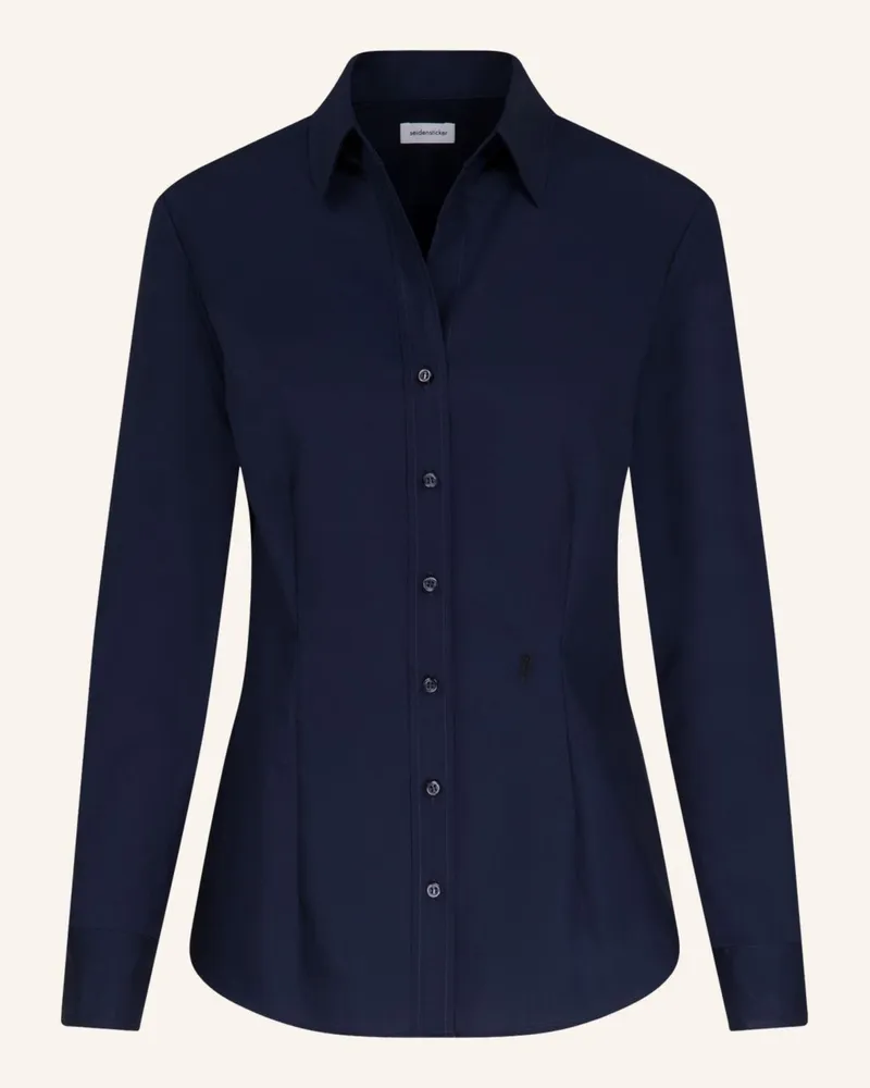 Seidensticker Hemdbluse blau Dunkelblau