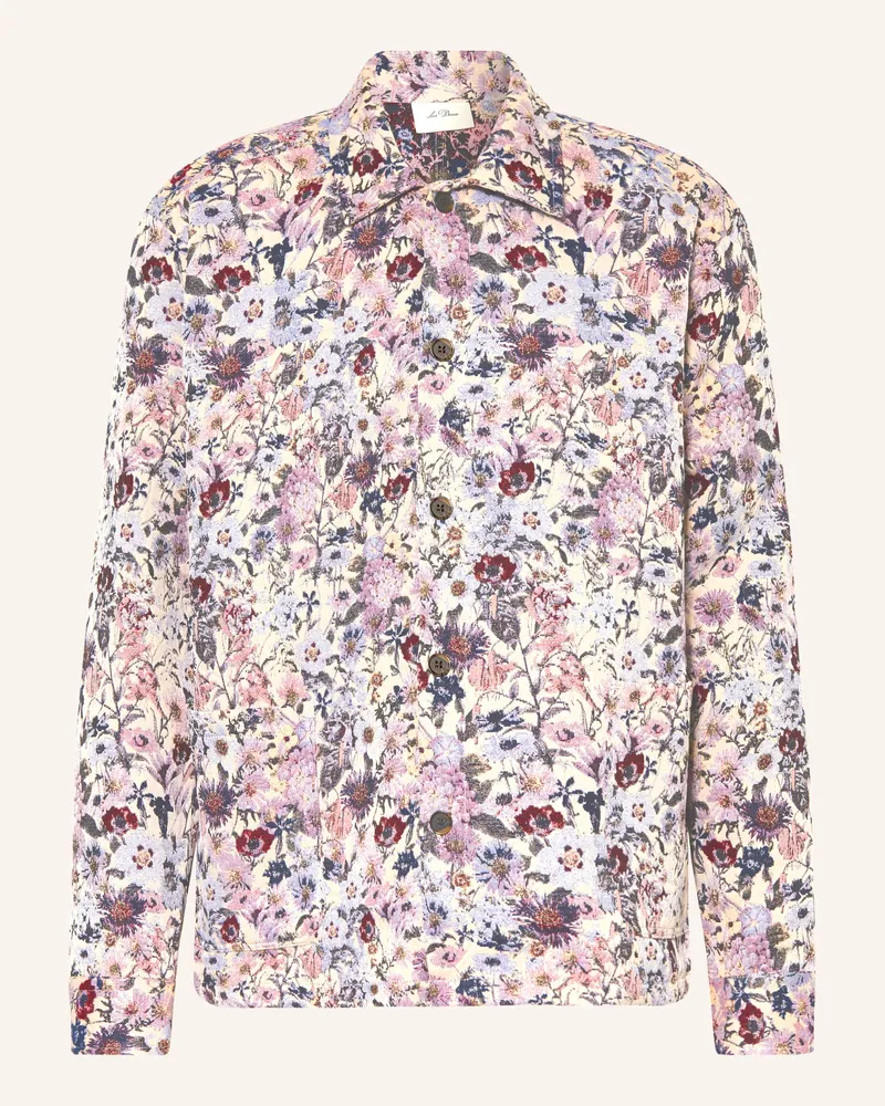 LES DEUX Jacquard-Overjacket Hugh beige Lila