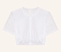 Dirndlbluse Aus Spitze weiss