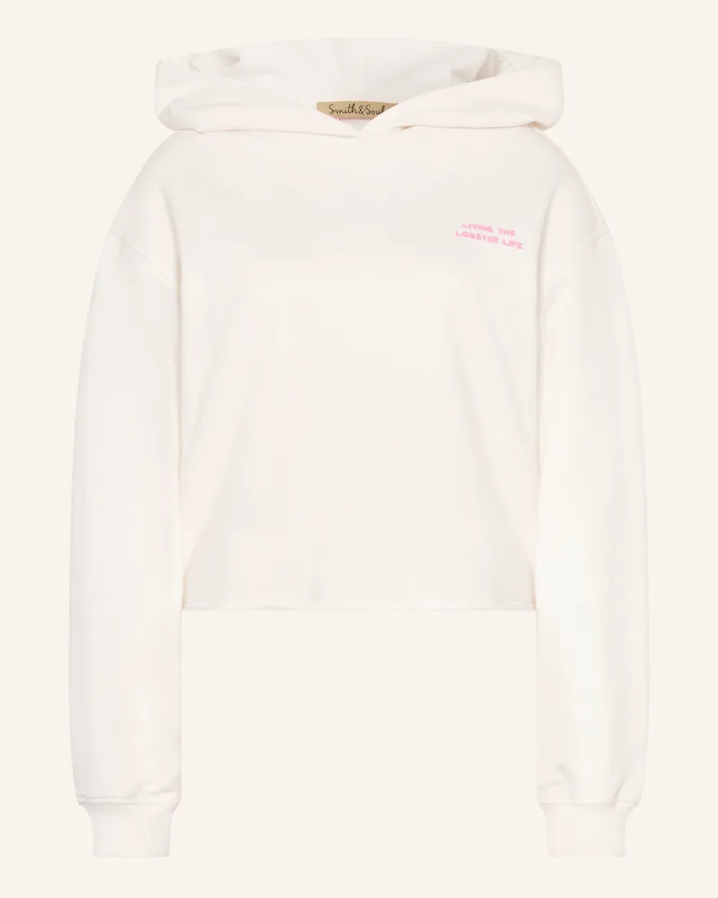 Smith & Soul Sweatshirt mit Pailletten Ecru