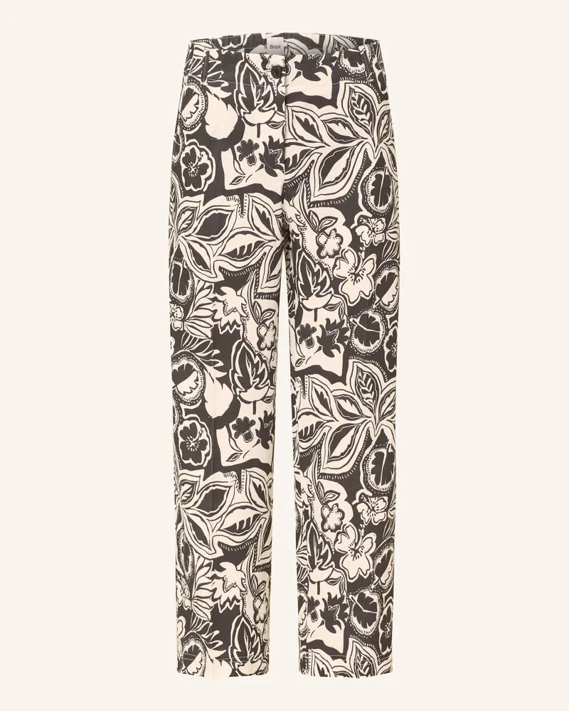 Brax Culotte MAINE S mit Leinen Dunkelgrau
