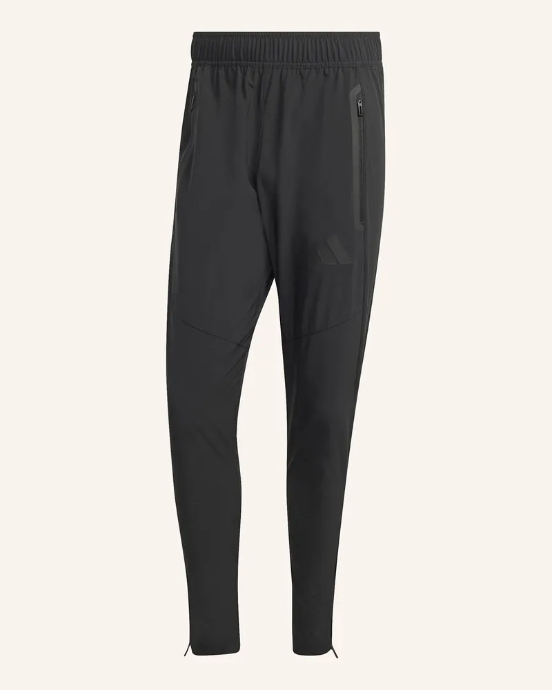 adidas Tiro Travel Hose, Gewebt blau Schwarz
