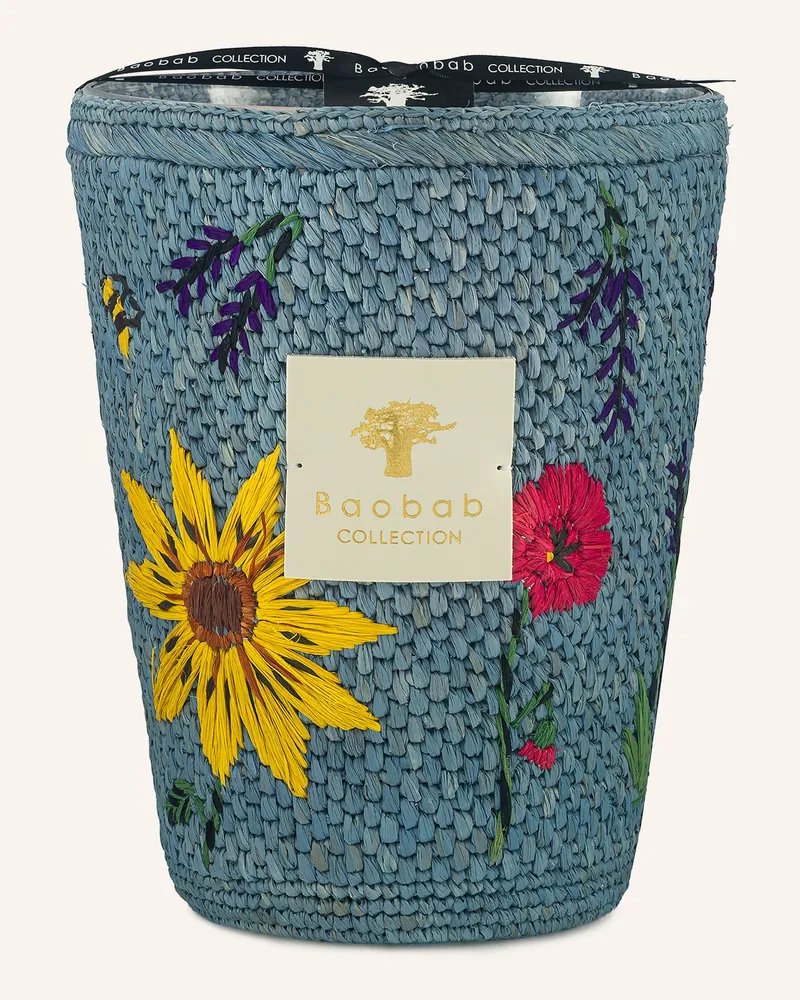 Baobab Collection Duftkerze Vony Tanteli blau Blaugrau