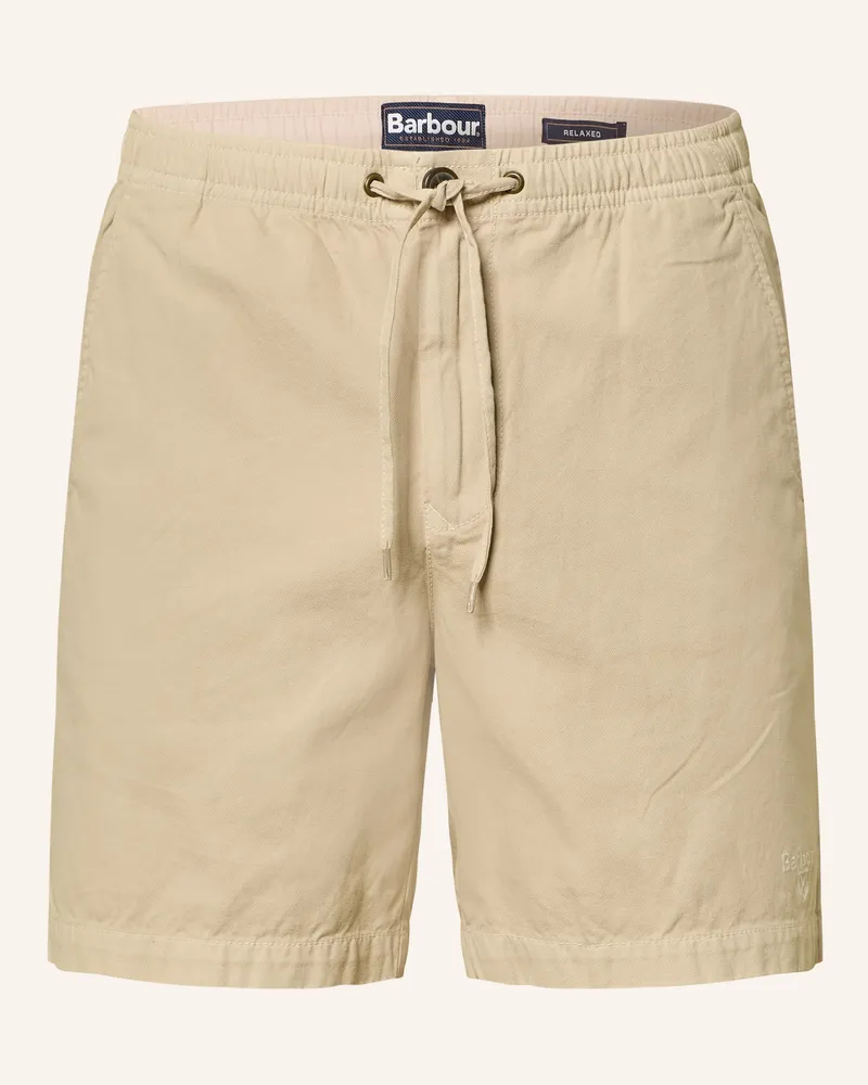 Barbour Shorts OXFORD Relaxed Fit Beige