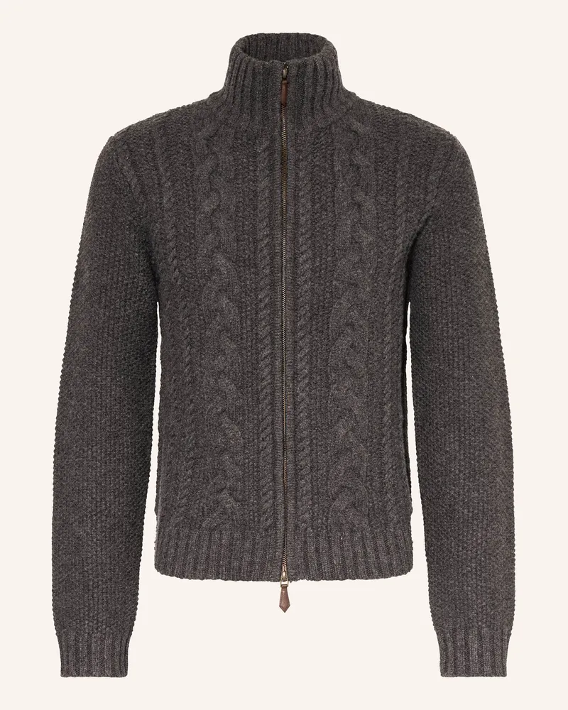 Habsburg Strickjacke DAVIDE Grau