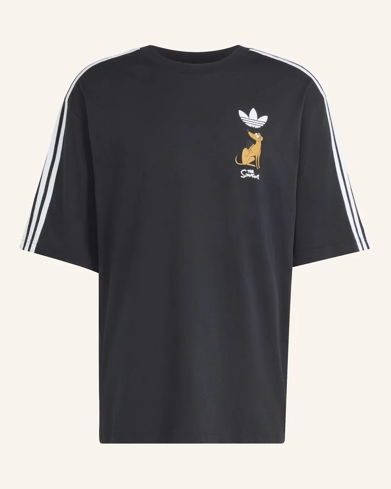 adidas Adidas Disney Little Santas Helper Grafik T-Shirt, Oversize-Passform schwarz Schwarz