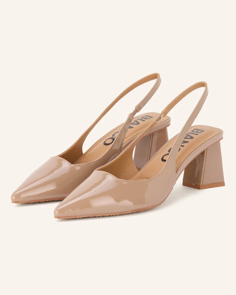 BIANCO. Slingpumps Beige