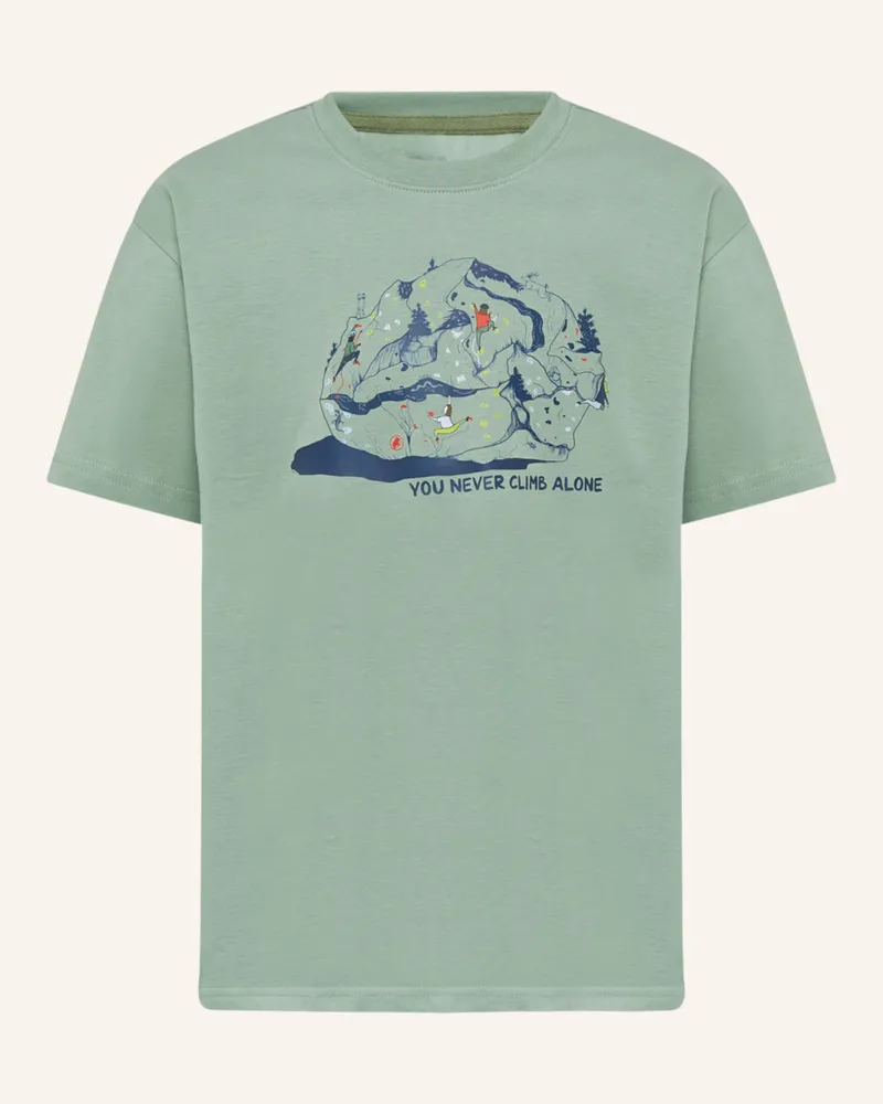 Mammut Mammut Base T-Shirt Climbing Kids gruen Grün
