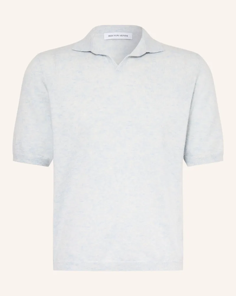 Iris von Arnim Strickshirt AMECA aus Cashmere Hellblau