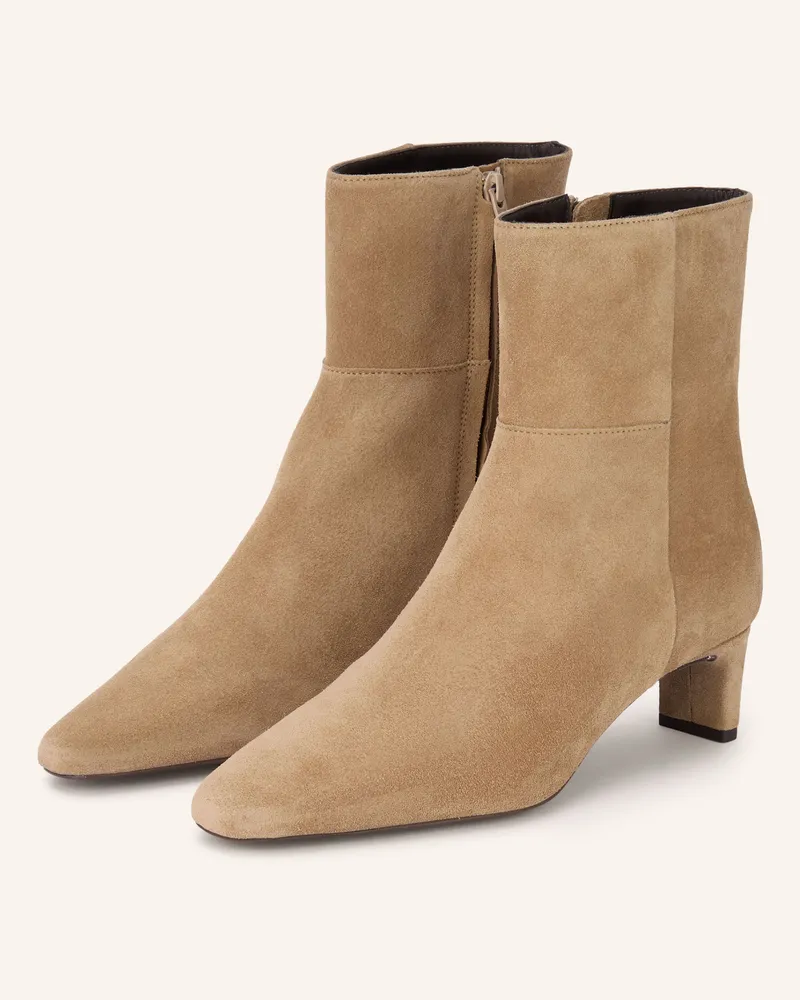 Mrs & HUGS Stiefeletten beige Camel