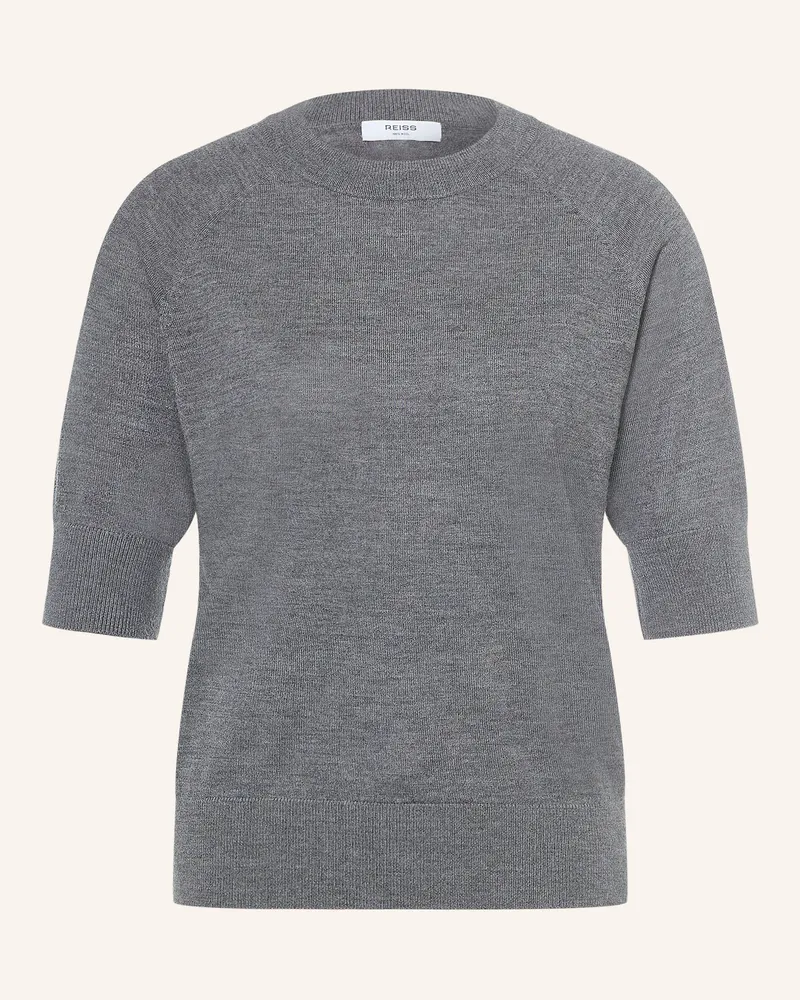 Reiss Strickshirt Suzzie Aus Merinowolle grau Dunkelgrau