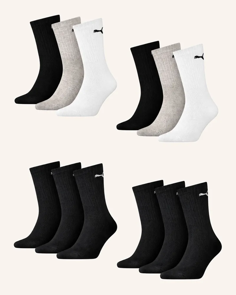 Puma Sportsocken Regular Crew 12-Pack blau Ecru