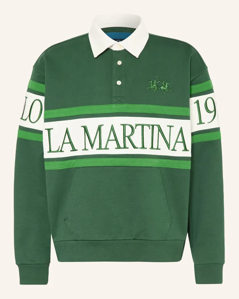 La Martina Rugbyshirt Grün