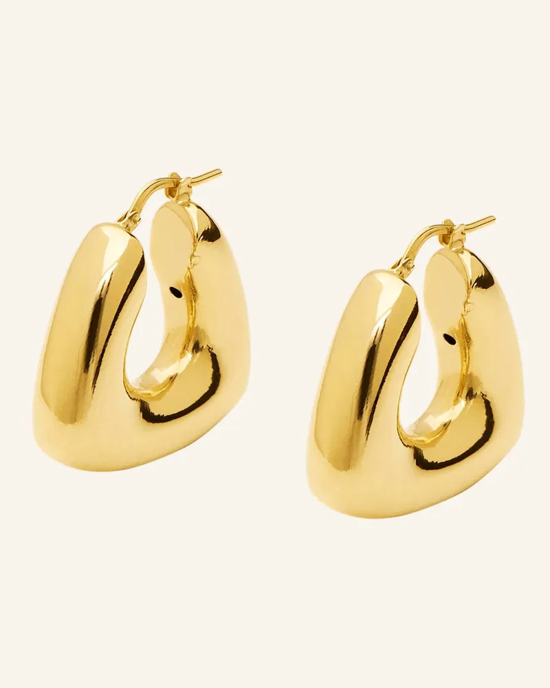 POMPIDOU Ohrhänger Square By Glambou gold Gold