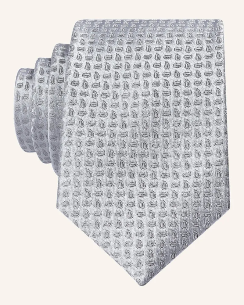 paul Krawatte blau Blaugrau