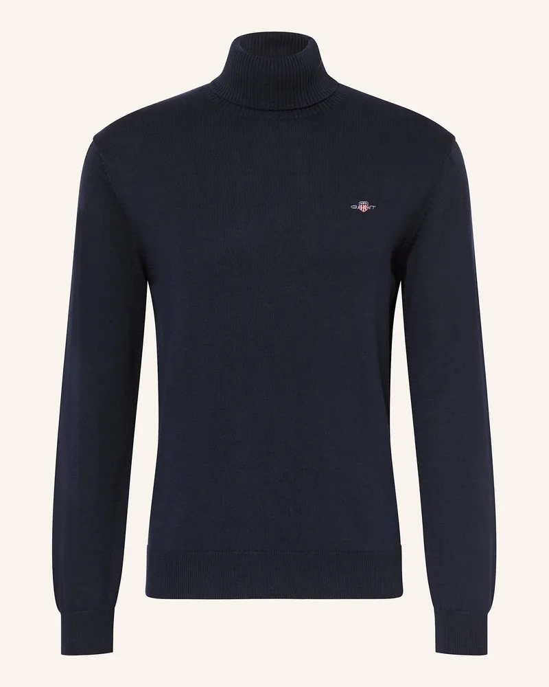 Gant Rollkragenpullover Dunkelblau