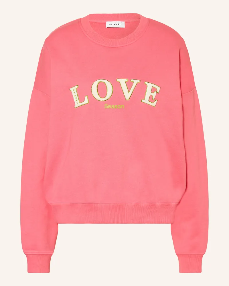 OH APRIL Sweatshirt rot Pink
